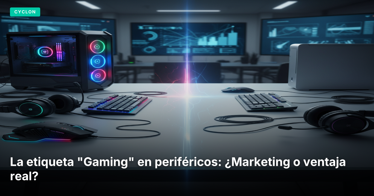 La etiqueta "Gaming" en periféricos: ¿Marketing o ventaja real?