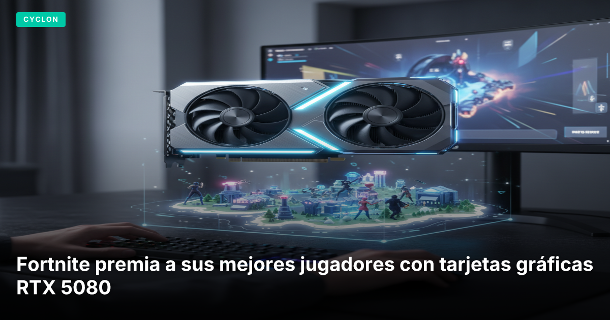 Fortnite premia a sus mejores jugadores con tarjetas gráficas RTX 5080