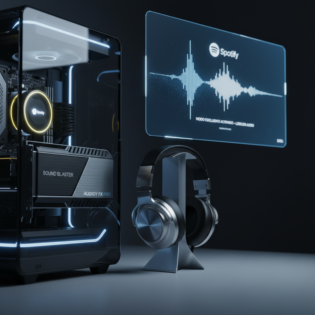 Audio de Alta Fidelidad en PC: Novedades de Creative y Spotify
