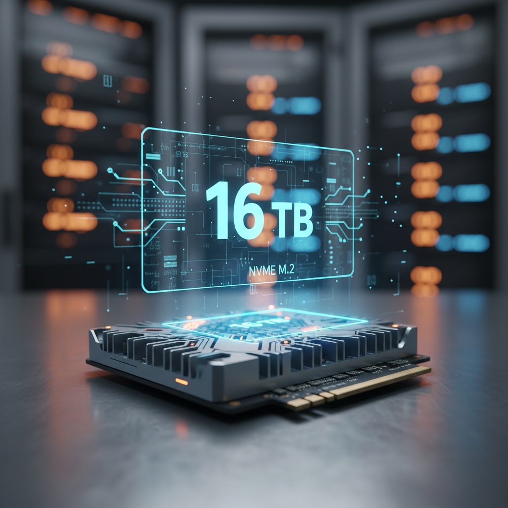 El SSD NVMe M.2 de 16 TB: innovación con un precio solo para algunos