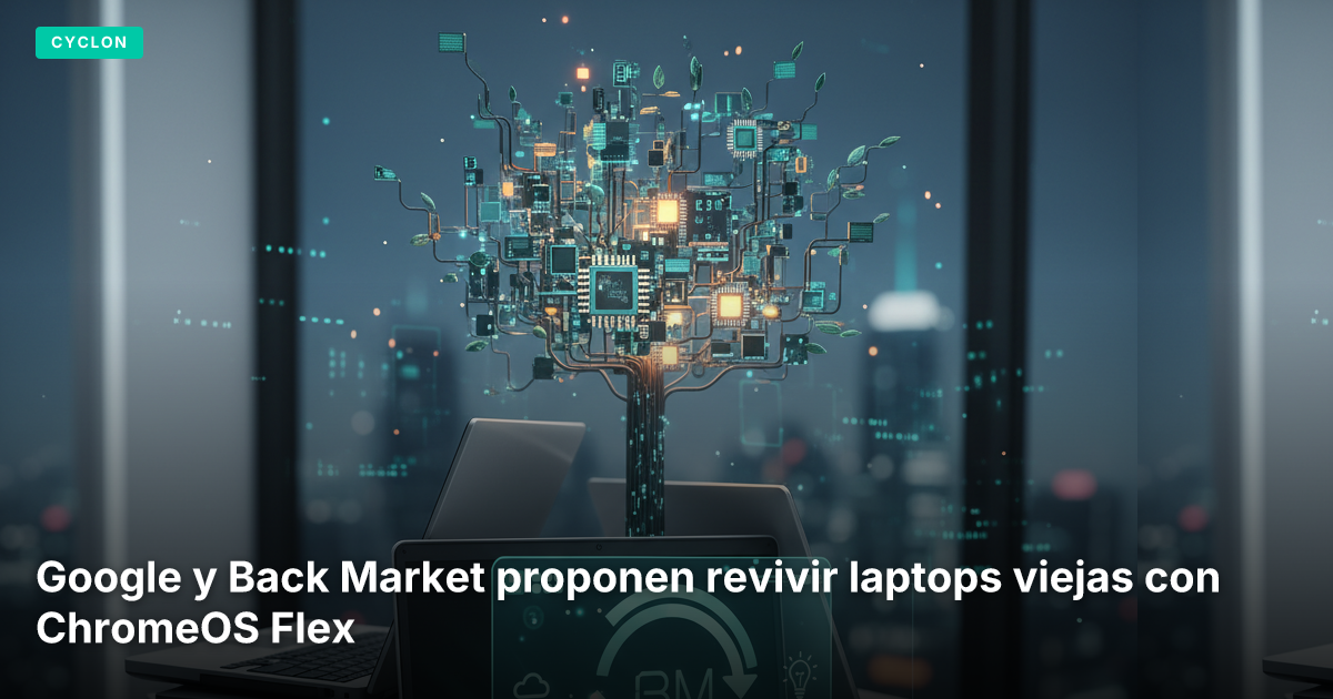 Google y Back Market proponen revivir laptops viejas con ChromeOS Flex
