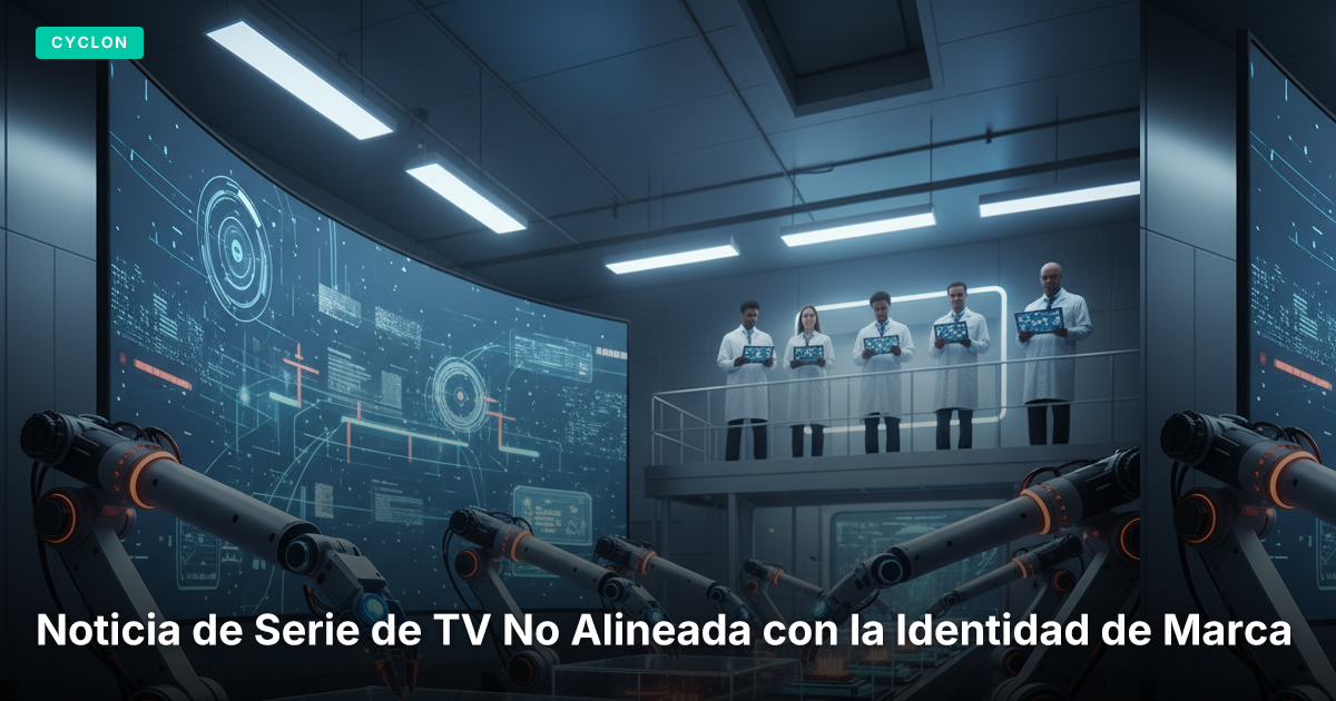 Noticia de Serie de TV No Alineada con la Identidad de Marca