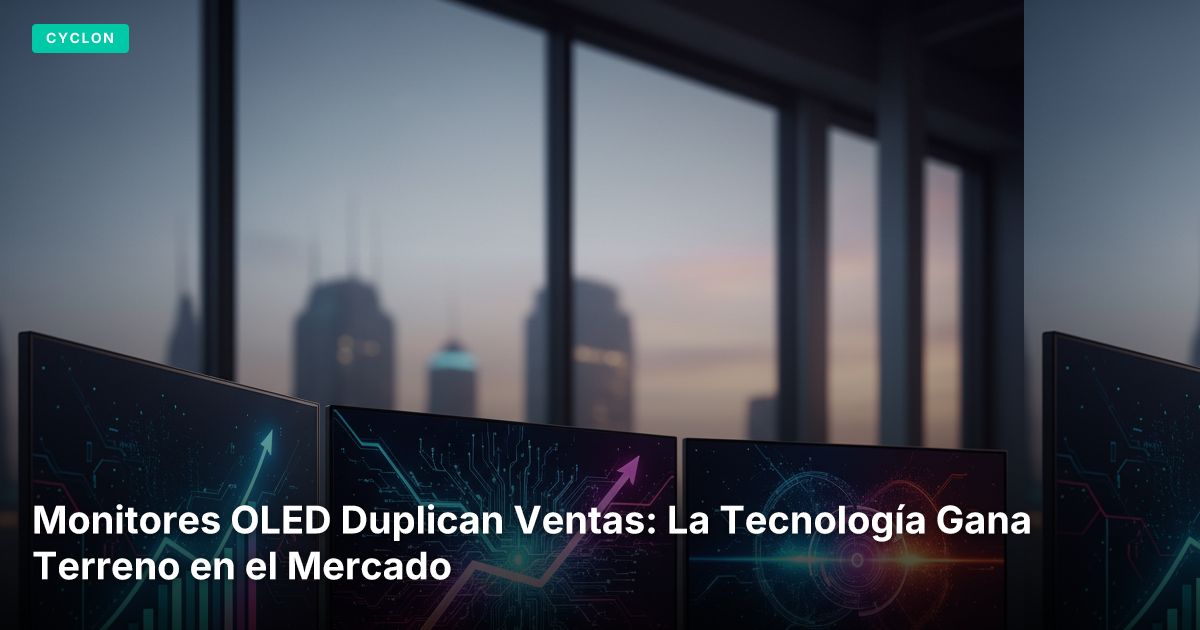 Monitores OLED Duplican Ventas: La Tecnología Gana Terreno en el Mercado