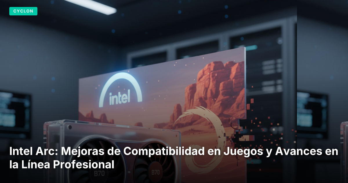 Intel Arc: Mejoras de Compatibilidad en Juegos y Avances en la Línea Profesional