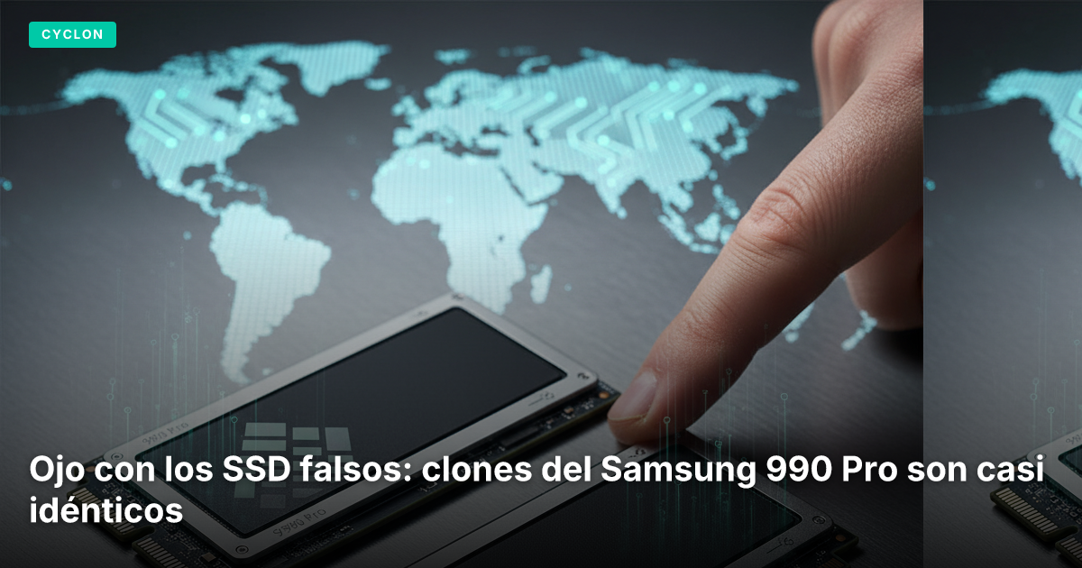 Ojo con los SSD falsos: clones del Samsung 990 Pro son casi idénticos