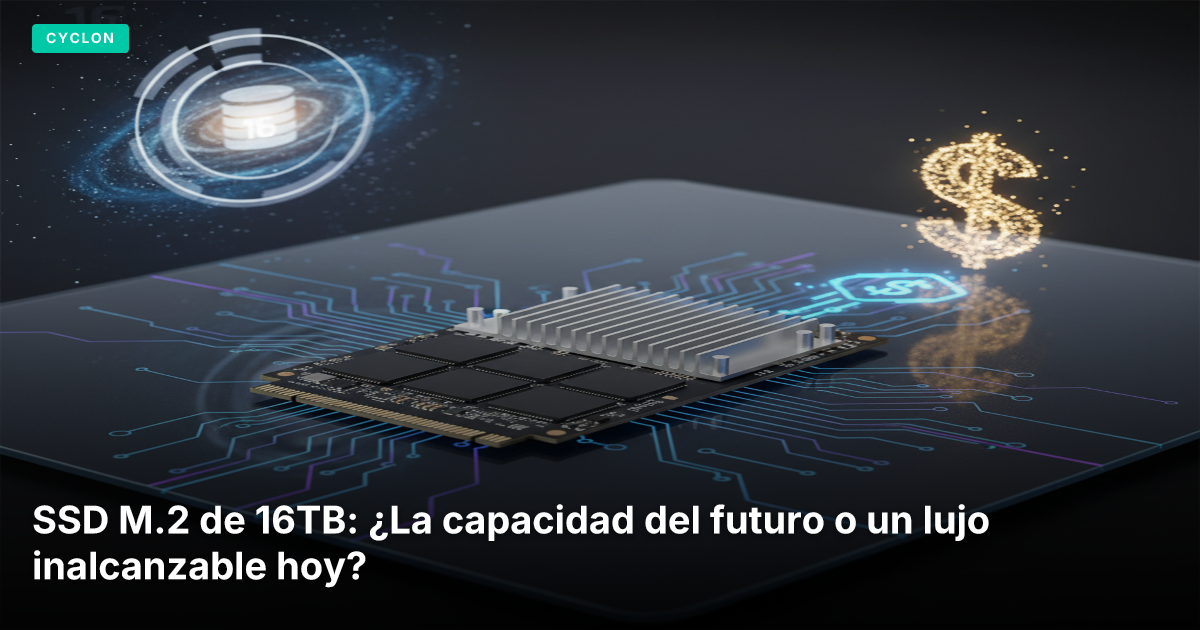 SSD M.2 de 16TB: ¿La capacidad del futuro o un lujo inalcanzable hoy?