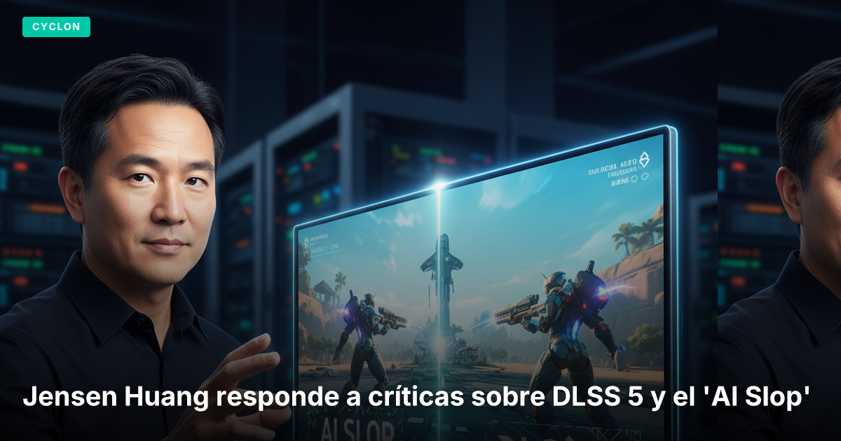 Jensen Huang responde a críticas sobre DLSS 5 y el 'AI Slop'