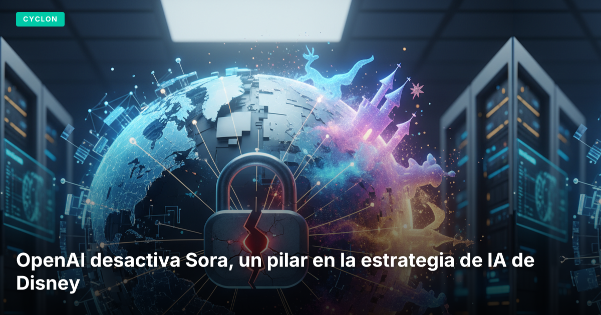 OpenAI desactiva Sora, un pilar en la estrategia de IA de Disney